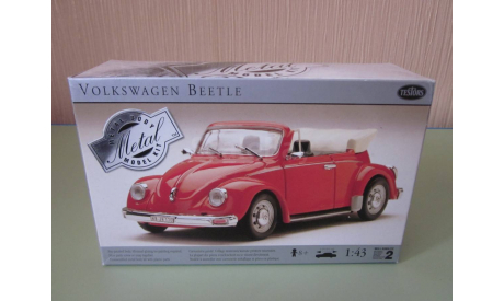 Volkswagen Beetle Testors 1/43, сборная модель автомобиля, 1:43
