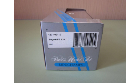Bugatti EB110 масштабная модель Minichamps 1/43, масштабная модель, 1:43