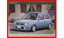 Nissan March сборная масштабная модель 1/24, сборная модель автомобиля, 1:24, FUJIMI