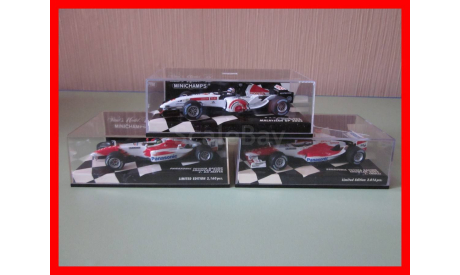 Formula1 три модели с дефектами Minichamps 1/43, масштабная модель, 1:43