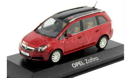 Opel Zafira B 2006 rubens red, масштабная модель, 1:43, 1/43, Minichamps