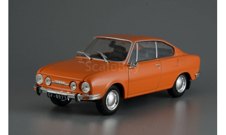 SKODA 110R, Автолегенды СССР 200, оранжевый, журнальная серия Автолегенды СССР (DeAgostini), 1:43, 1/43, Автолегенды СССР журнал от DeAgostini, Škoda