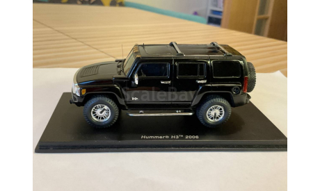 Hummer H3 2006 black S0873, масштабная модель, Spark, scale43