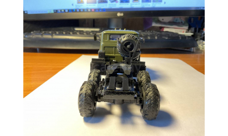 УРАЛ 44202 тягач, хаки, масштабная модель, 1:43, 1/43, Элекон
