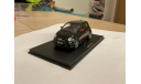 Fiat 500 ABARTH 2008 (black), масштабная модель, 1:43, 1/43, Spark