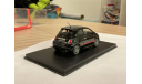 Fiat 500 ABARTH 2008 (black), масштабная модель, 1:43, 1/43, Spark