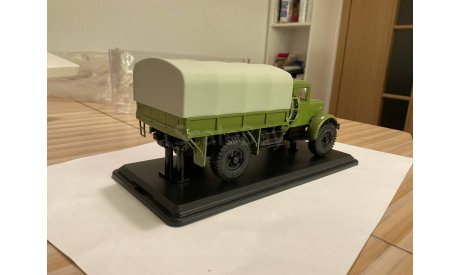 МАЗ-502 4х4 бортовой с тентом, покрышки Я-90 (зелёный), масштабная модель, Start Scale Models (SSM), scale43