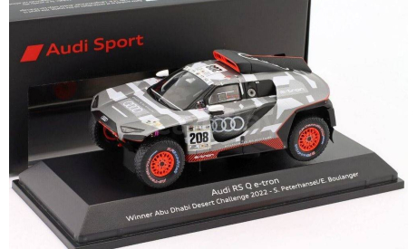 Audi RS Q e-tron победитель ралли Abu Dhabi Desert Challenge 2022, масштабная модель, Spark, scale43