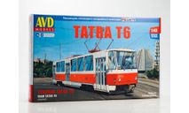 Сборная модель Трамвай Tatra-T6, сборная модель автомобиля, scale0