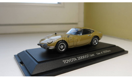 1/43 Ebbro Toyota 2000GT Gold, масштабная модель, scale43