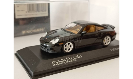 Porsche 911 turbo Minichamps, масштабная модель, scale43