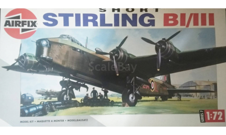 сборная модель самолета SHORT STIRLING BI/III, сборные модели авиации, Airfix, scale72