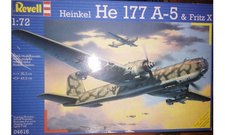 Сборная модель самолета  Heinkel He 177 A-5, сборные модели авиации, Revell, scale72