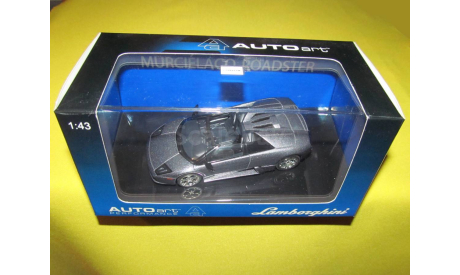 Lamborghini Murcielago Roadster dark silver Ламборгини Мурсилаго Родстер серый Autoart scale 1:43 Автоарт масштаб 1:43, масштабная модель, scale43