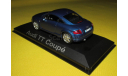 Audi TT Coupe dark blue metallic Ауди ТТ Купе синий металлик Minichamps scale 1:43 Миничампс масштаб 1:43, масштабная модель, scale43