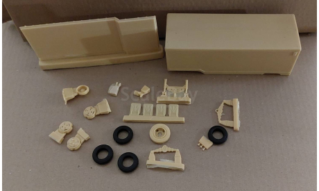 полуприцеп ОДАЗ 794, сборная модель автомобиля, Неизвестный, scale43