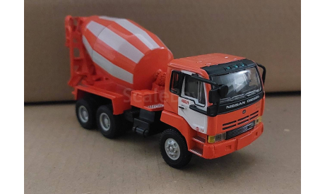 NISSAN бетономешалка, масштабная модель, TINS TOYS, scale43