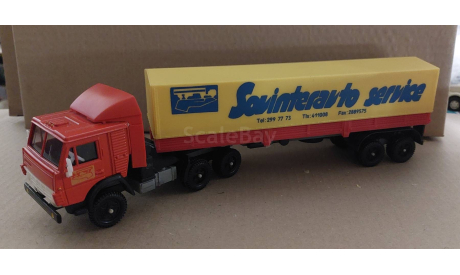 КАМАЗ 5410 с полуприцепом Сделано в СССР, масштабная модель, АРЕК Элекон, scale43