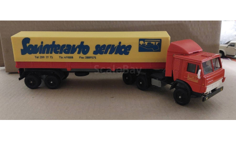 КАМАЗ 5410 с полуприцепом Сделано в СССР, масштабная модель, АРЕК Элекон, scale43