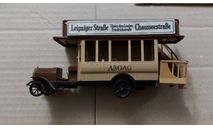 автобус Даймлер Daimler Двухэтажный сделано в ГДР 1:50, масштабная модель, scale50