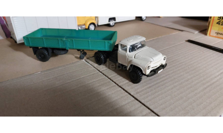 ЗИЛ 130В1 с п/п ОДАЗ - 885, масштабная модель, Каменец-Подольск, scale43