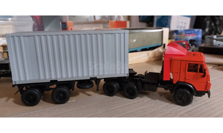 КАМАЗ 5410 контейнеровоз Арек Элекон 1:43, масштабная модель, scale43