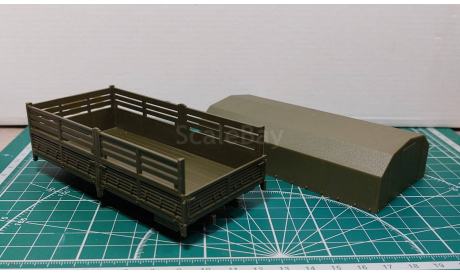 Кузов от КАМАЗ 4310, запчасти для масштабных моделей, Элекон, scale43