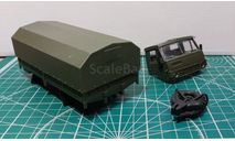 Кузов и кабина от КАМАЗ 4310, запчасти для масштабных моделей, Элекон, scale43