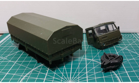 Кузов и кабина от КАМАЗ 4310, запчасти для масштабных моделей, Элекон, scale43