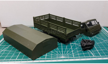 Кузов и кабина от КАМАЗ 4310, запчасти для масштабных моделей, Элекон, scale43