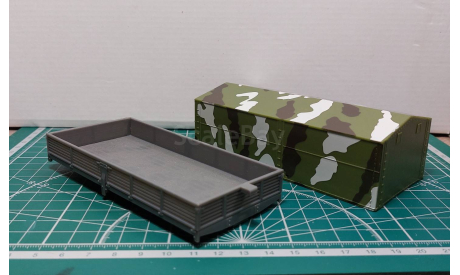 Кузов от КАМАЗ 5320, запчасти для масштабных моделей, Элекон, scale43