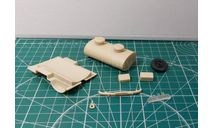 Транскит УАЗ 3622 ’МОЛОКО’ с прицепом ПГ- 8287, сборная модель автомобиля, MAX-MODELS, scale43