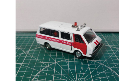 РАФ 2203 скорая помощь, масштабная модель, Агат/Моссар/Тантал, scale43