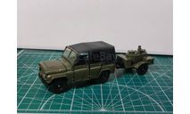 УАЗ 469 с прицепом кухня А34, масштабная модель, Агат/Моссар/Тантал, scale43