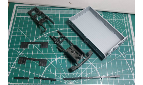 ЗИЛ 4331 кузов, рама, запчасти для масштабных моделей, AVD Models, scale43