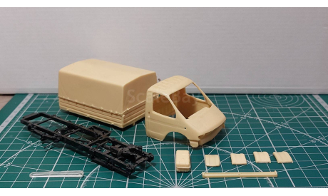 ГАЗ 3302 газель, масштабная модель, scale43