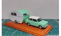 Trabant 601 mit Wurdig 301, масштабная модель, scale43