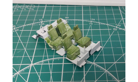 Салон ГАЗ 3102, запчасти для масштабных моделей, Агат/Моссар/Тантал, scale43