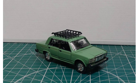 ВАЗ 2107 с багажником, масштабная модель, Агат/Моссар/Тантал, scale43