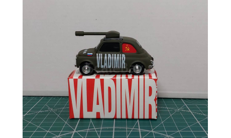 FIAT 500 Vladimir Brumm Спецсерия 500 шт. 1:43 Раритет, масштабная модель, scale43