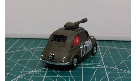 FIAT 500 Vladimir Brumm Спецсерия 500 шт. 1:43 Раритет, масштабная модель, scale43