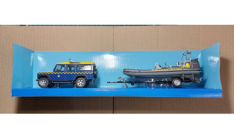Land Rover Defender 110 c прицепом, масштабная модель, Bauer/Cararama/Hongwell, scale43