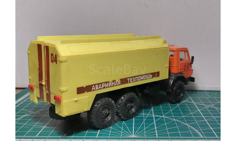 КАМАЗ 4310 аварийная 04, масштабная модель, Элекон, scale43