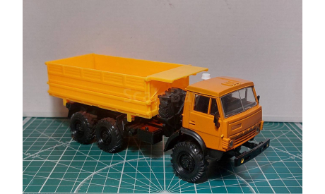 КАМАЗ 55105 Сельхозсамосвал, масштабная модель, Элекон, scale43