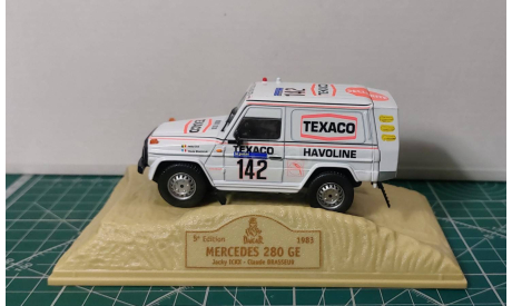 Mercedes 280 GE DakaR 1983, масштабная модель, Norev, scale43, Mercedes-Benz