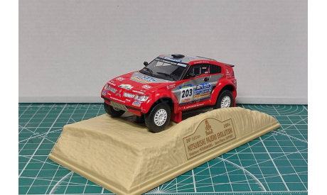 Mitsubishi Pajero Evolution DakaR 2004, масштабная модель, Norev, scale43