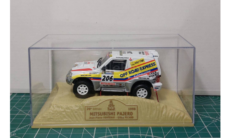 Mitsubishi Pajero Evolution DakaR 1998, масштабная модель, Norev, scale43