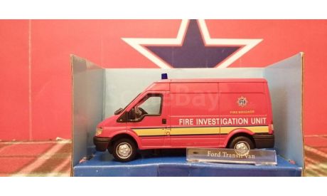 Ford transit van fire brigade, масштабная модель, scale43, Bauer/Cararama/Hongwell