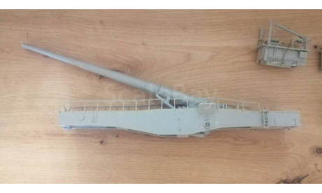 German Railway Gun K5(E) Leopold, железнодорожная модель, Hobby Boss, scale72