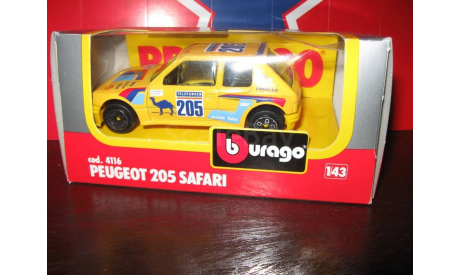 Peugeot 205 safari, масштабная модель, scale43, Bburago old